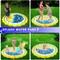 Kids Sprinklers for Outside, Splash Pad for Toddlers & Baby Pool 3-in-1 60" Water Toys Gifts for 1 2 3 4 5 Year Old Boys Girls Splash Play Mat (Ocean)